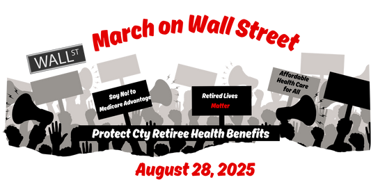 March on Wall Street Unisex Heavy Cotton Tee - Statement Shirt for Events, Activism, Gifts, Casual Wear, Street Style